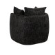 Fauteuil Restaurant Cafe Bar Et Horeca - Max Chenille Zwart